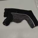 Fleece Dog Coat for Small Medium Dog,Pullover Pajamas Jumpsuit Bodysuit Puppy Coats with Legs, Pet Windproof Warm Cold Weather Jacket Full Body Vest Cozy Snowsuit Outfit Clothes (Black, S)