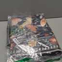 Anidaroel 48"x60" Office Chair Mat for Hardwood Floor/Tile, Black Floor Mat for Office Chairs, Anti-Slip Floral Under Desk Rug for Rolling Chairs, Bird Bug Low Pile Desk Chair Mats for Hardwood