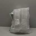 100 Pack 8OZ Plastic 50Pcs Square Dessert Cups with Lids and 50Pcs Spoons,Square Ice Cream Container with Forks, Disposable Parfait Cups for Mousse Cupcake Pudding Snacks Yogurt Parfait Fruits50Sets