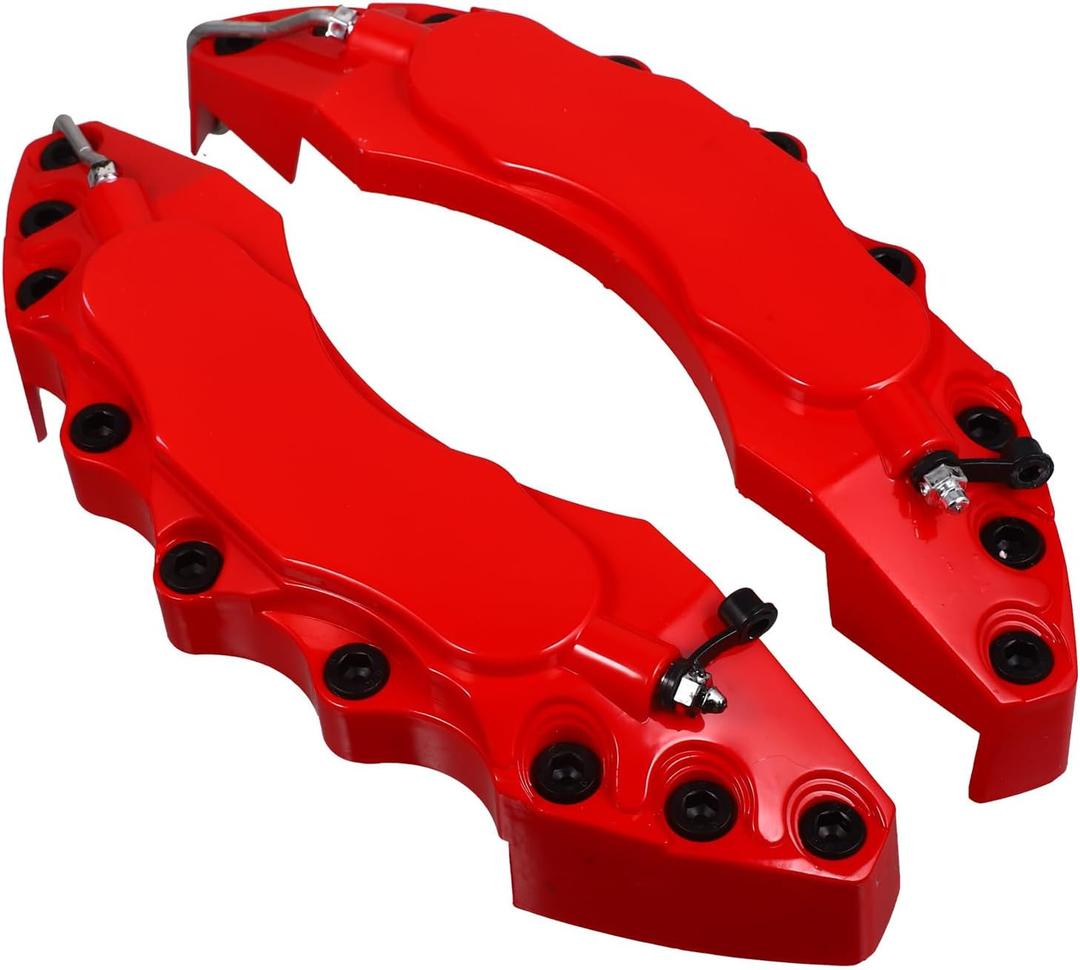 iplusmile Brake Caliper Cover, 2Pcs Car 3D Universal Car Disc Brake Caliper Covers Front Rear Caliper Cover Refit Accessories (27.70X7.90X6.00CM)