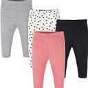 Onesies Brand Baby Girls' 4 Pack Pants Mix N Match 6-9 M