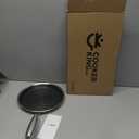 COOKER KING 9.5" Round Griddle Pan, 3-Ply Hybrid Stainless Steel Crepe Pan with Stay-Cool Handle, Non Stick & Non Toxic for Pancake, Eggs, All Stovetop & Induction Compatible, Oven & Dishwasher Safe