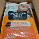WORLD'S BEST CAT LITTER Low Tracking & Dust Control Multiple Cat Unscented 32-Pounds - Natural Ingredients, Quick Clumping, Flushable & Made in USA - Long-Lasting Odor Control & Easy Scooping