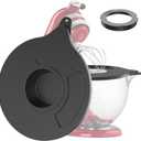 Mixer Glass Bowl Cover Lid for KitchenAid K5GB 5 Quart Tilt-Head Stand Mixer Parts & Accessories