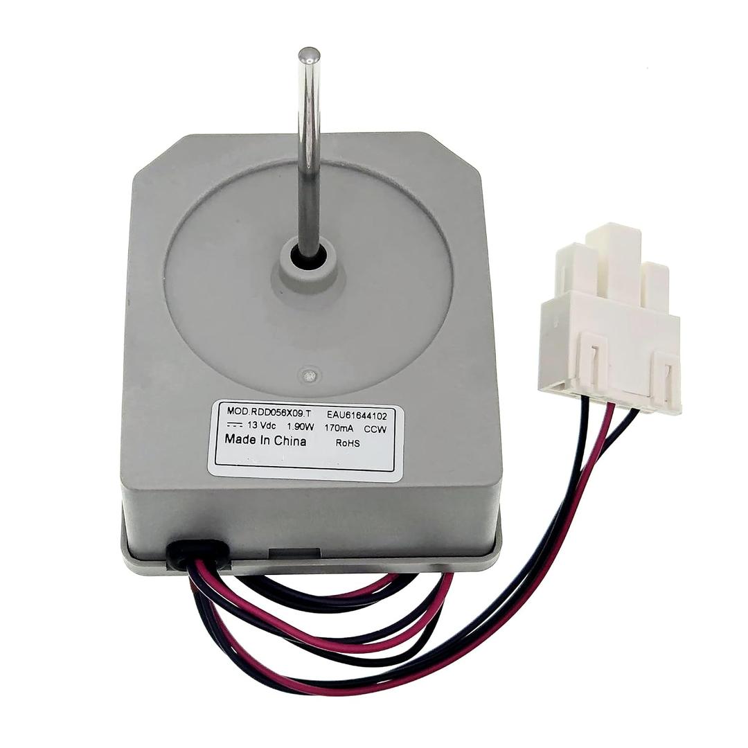 EAU61644102 RDD056X09 Refrigerator Evaporator Fan Motor for 4681JB1029H, EAU61644107, 4681JB1027H, 4681JB1029Z, 4681JK1003A, 4681JK1004D DC13V 170mA