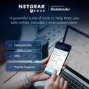 NETGEAR Orbi 970 Series Quad-Band WiFi 7 Mesh Network System (RBE973S), Router + 2 Satellite Extenders, Security Features, Up to 27Gbps, Covers Up to 10,000 sq. ft., 200 Devices, 10 Gig Internet Port