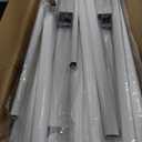 Hand Rails for Outdoor Steps，Stair Handrail & Indoor Stair Railing Kit，Railings for Outdoor Steps for Fence & Outdoor Steps (2, White-with Balusters, 4 Step)