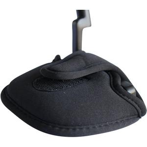 Pacific Golf Clubs Black Golf Putter Headcover Standard Size Neoprene Club Head Cover Perfect for Mallet Putters Fits Most 2 Ball Putters Clubs