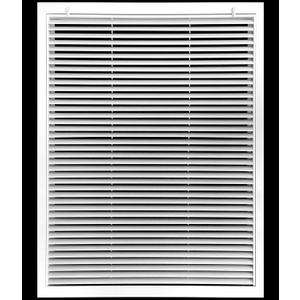 20" X 40" Aluminum Return Filter Grille - Easy Airflow - Linear Bar Grilles [Outer Dimensions: 22.5w X 42.5h]