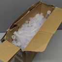 Kanayu 200 Pcs 10ml Plastic Test Tubes with Lids Vial Cap Container Small Storage Test Lab Tubes with Silicone Ring for Science Experiments Sample Liquid Party Decor Home Candy Storage