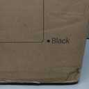 Folding Table 6ft, Heavy Duty Plastic Fold-in-Half Utility Table, Black