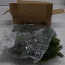 Christmas Garland with Lights 2PCS, 6 Ft Lighted Garlands, Realistic Greenery Norfolk Pine,30 LED Lights Battery Powered, Timer Included Greenery Garland for Mantle Christmas Decorations