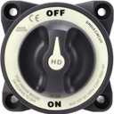 Interruptor 600A Blue Sea Battery Switch,Battery Selector Switch Battery Power Itor S Marine Master Battery Switch 600A 32V Single Circuit On Off Power Kill Switch for Marine Boat RV