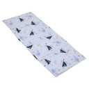 NoJo Disney Frozen Winter Cheer Lavender, Aqua, Green and White Anna, Elsa and Olaf Preschool Nap Pad Sheet