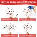 2 x Black and Red Balloons Arch Kit Christmas Gifts Black Red White Latex Matte Balloon Decorations for Birthday Graduation Casino Theme Race Car Party Bachelorette Wedding Anniversary