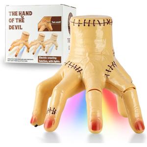 Animatronic Broken Hand Toy Halloween Prop for Kids, Adults,Crawling Hand Spooky Toy Surprise Gift, Scary Decoration for Haunted Houses