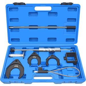 11 Piece Inner CV Axle Removal Tool, Heavy Duty Slide Hammer Puller Set | 63mm 48mm CV Joint Fork, Outer CV Joint Adapter and Steel Cable Adapter, Front Wheel Drive Axle Half Shaft Removal Tool Kit