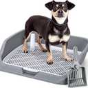 Mifoci Dog Pee Pad Holder Tray with High Sides Puppy Potty Tray, Large