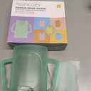 Momcozy Baby Pouch Holder No Squeeze, Baby Food & Juice Box Holder, Mess-Free, Easy Grip for Self-Feeding, BPA-Free & DEHP-Free, Must-Have for Babies, Green