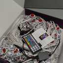 FBZ 300FT Permanent Outdoor RGB Lights - IP67 Waterproof with Smart App Control Remote, DIY Scene Modes, Music Synchronization, Eaves Lights for Garden Decor, Deck, Christmas