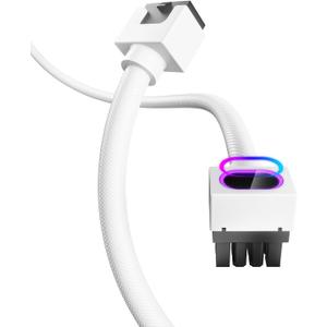 AsiaHorse Hydrus-8PIN GPU PSU Extension Cable ARGB Light, Copper Wire Power Extension Cable Integrated Minimalist Design, 2000W Power (Whole Set), PC Power Cord for GPU Cable Management & DIY
