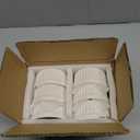 LE TAUCI Ramekins 4 OZ Oven Safe, Creme Brulee Ramekins, Pudding Custard Cups Souffle Ramiken, Dipping Sauce Dishes, Ceramic Ramekin Bowls Set of 6, White