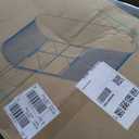 LINSY HOME Sideboard Buffet Cabinet with Storage, 55" Fluted Coffee Bar Cabinet with Tambour Sliding Doors and Drawer, Mid Century Modern Wood Storage Buffet Table for Kitchen, Living Room, Oak