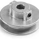 Terre Products, Heavy Duty 2.5" V-Groove Drive Pulley, Precision 1/2" Bore, Robust Z3A Zinc Alloy Die Cast Pulley