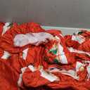 Horaldaily 8PCS Christmas Dining Chair Covers,Watercolor Red Poinsettia Stretch Removable Washable Slipcover Chair Protector for Dining Room Home Decor