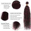 P1B/99J Burgundy Bundles Human Hair 20 22 24 Inch Curly Bundle P1B/99J Highlight Burgundy Human Hair Bundles Highlight 12A Unprocessed Brazilian Virgin Hair Quick Weave for Black Women