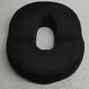 5 STARS UNITED Donut Pillow Hemorrhoid Tailbone Cushion  Large Chair Pad for Pain Relief  Coccyx, Prostate, Sciatica, Pelvic Floor, Pressure Sores, Pregnancy, Postpartum Recovery, Arctic Black