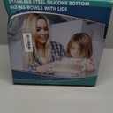 Umite Chef Mixing Bowls with Airtight Lids, 6 piece Stainless Steel Metal Nesting Storage Bowls, Non-Slip Bottoms Size 7, 3.5, 2.5, 2.0,1.5, 1QT, Great for Mixing & Serving (Khaki)