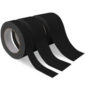 yeload Black Gaffers Tape 3 Pack - 1", 2", 3" - 90FT Waterproof, No Residue, Non-Reflective, Easy Tear - Multipurpose Gaff Tape for Photography, Filming, Stage, Production, Masking, Flooring, Gym