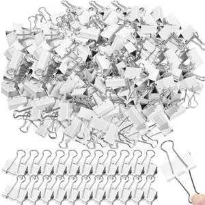 Jetec 100 Pack 1. 25in/32mm White Metal Binder Clips Bulk Medium Reusable Fold Back Binder Clips Paper Clamps Spring Steel Sturdy for Home Office School Supplies Jetec 100 Pack 1. 25in/32mm White Metal Binder Clips Bulk Medium Reusable Fold Back Binder Clips Paper Clamps Spring Steel Sturdy for Home Office School Supplies