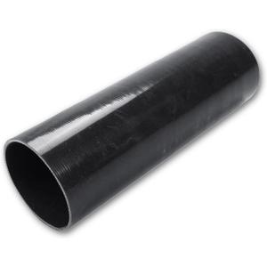 BLACKHORSE-RACING 4" Inch ID 12" Long Straight 3-Ply Silicone Hose Air Intake/ Turbo/ Intercooler Piping Tube Coupler Pipe Universal Black