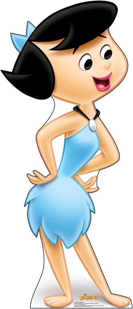 Cardboard People Betty Rubble Life Size Cardboard Cutout Standup - Hanna-Barbera The Flintstones