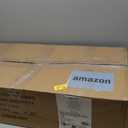 Amazon Basics 30-Inch Large Rolling Duffle Bag with Wheels and Handle, Travel Duffle Bag with Durable Ripstop Polyester Material, 2 Layers of Space, Multiple Interior and Exterior Pockets, Black