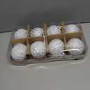 3.15" Vintage Christmas Ball Ornaments, Rustic Silver & White Distressed Christmas Ornaments Set, Shatterproof Farmhouse-Style Tree Decorations for Xmas Home Holiday Dcor(Pack of 8)