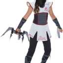 Girls White Ninja Costume Small