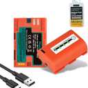 Hisewen LP-E6NH LP-E6N LP-E6 Battery 2800mAh 1 Pack with Type-C Fast Charging for Canon EOS R5 R6 R6 II R7 R 5D II III IV 6D 6D II 70D 80D 90D