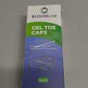 BloomLab Gel Toe Cap and Protector - 6 Big Beige Toe Covers Cushion Toe Sleeves to Provide Relief from Missing/Ingrown Toenails Corns Calluses Blisters Hammer Toes for Women & Men, Set of 4