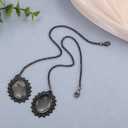 4pcs Graduation Cap Photo Charm, Tassel Picture Charm Memorial Photo Pendant Graduation Cap Tassel for Caps Formal Ceremony (Black)