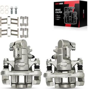 Torchbeam Rear Brake Calipers Set for Honda Civic 2006-2015, Acura ILX 2013-2018, Rear Left and Rear Right Calipers Replace # 19P3298+19P3299 Disc Brake Caliper Assembly