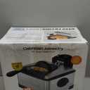 Chefman 4.5 Liter Deep Fryer w/Basket Strainer, XL Jumbo Size, Adjustable Temperature & Timer, Perfect for Fried Chicken, Shrimp, French Fries, Chips & More, Removable Oil-Container, Stainless Steel