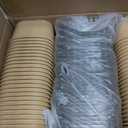 50 Pack 29Oz Disposable Meal Prep Containers With Lids and Forks-Disposable Kraft Paper Bowls-to go food containers-Microwavable and Freezer Safe Take Out Containers for Hot/Cold Food Prep and Salad