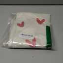 Artoid Mode White Love Valentine's Table Runner, Seasonal Anniversary Kitchen Dining Table Decoration for Home Party 13x108 Inch