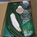 Cucumber Trellis for Raised Bed, U-Shape Garden Trellis for Climbing Plants Outdoor, Metal Arch Vegetables Trellis, Plant Support for Grape Vine Beans Squash Peas Flower (48"Lx32"Wx48"H)