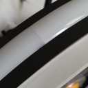 Ceiling Fan-Low Profile Ceiling Fan with Light - Modern Flush Mount Ceiling Fan ,16" RGB Dimmable LED Enclosed Ceiling Fans,Modern Bladeless LED-RGB Ambient Light for Bedroom Kids Room PartyBlack