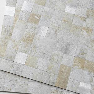 BeNice Kitchen Backsplash Heat Resistant Tiles Peel and Stick Marble Mosaic Wall Panels for Bathroom (5 Sheets,Rustic Gray)