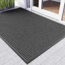 100pointONE Front Door Mat Outside Entrance, Dirt Trapper Doormat 72"x48"